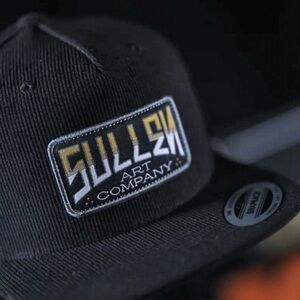 Sullen Cord Black Snapback Hat